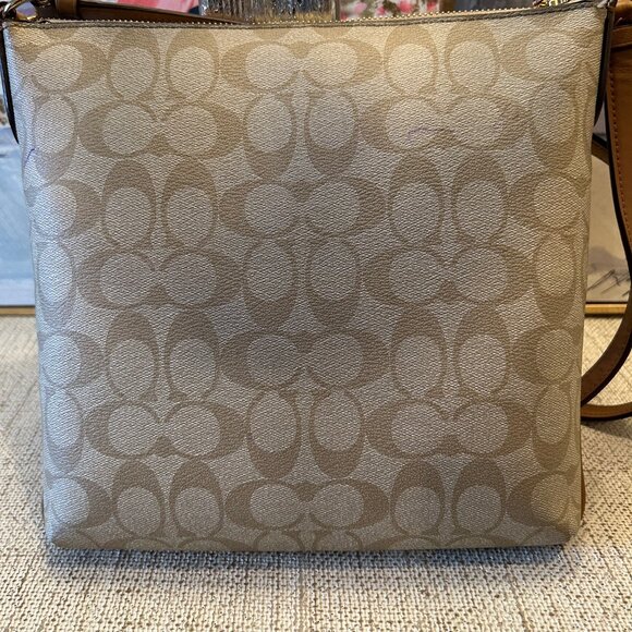 Coach Rowan File Monogram Bag in Signature Canvas - Picture 4 of 6